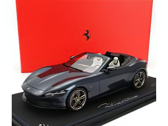 FERRARIフェラーリ ROMA SPIDER OPEN 2020  CON VETRINA  WITH SHOWCASE  BLU ROMA  BLUE MET/BBR 1/18ミニカー