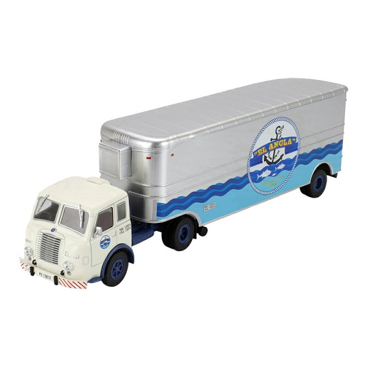 Pegasoペガソ Diesel II Mofletes トラック EL ANCLA 1949 クリーム シルバー / EDICOLA 1/43 ミニカー トラック模型