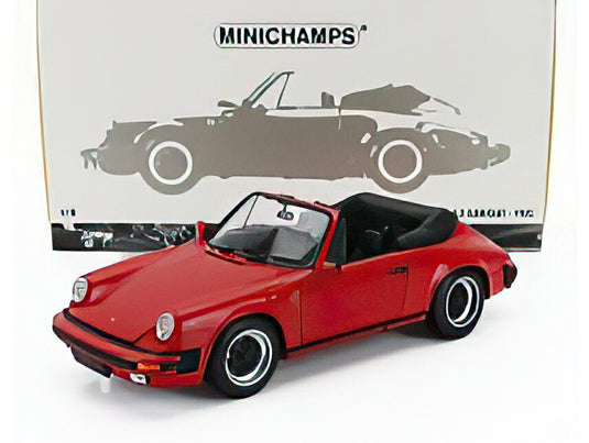 PORSCHE  911 3.2 CARRERA CABRIOLET 1983  RED/MINICHAMPS 1/18ミニカー