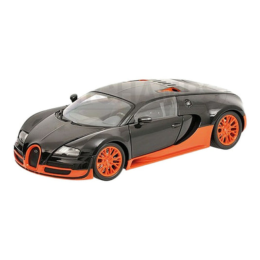 Bugattiブガッティ Veyron Super Sport 2011 ブラック/オレンジ / Minichamps 1/18 ミニカー