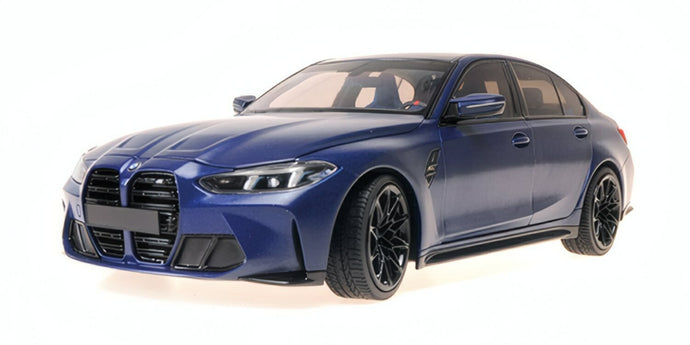 【予約】BMW 3シリーズ M3 (G80) 2024 マットブルー / MINICHAMPS 1/18 ミニカー