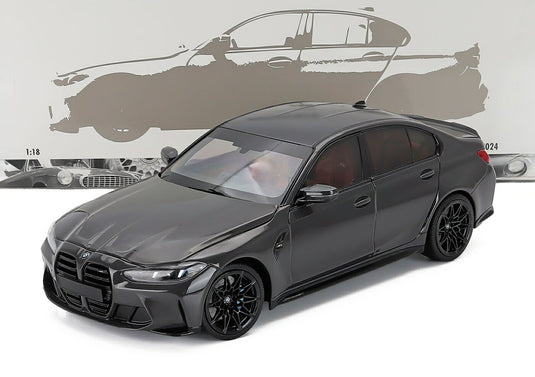BMW 3シリーズ M3 (G80) 2024 グレーメタリック / MINICHAMPS 1/18 ミニカー