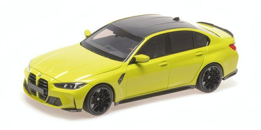【予約】BMW 3シリーズ M3 (G80) 2024 イエロー / MINICHAMPS 1/18 ミニカー