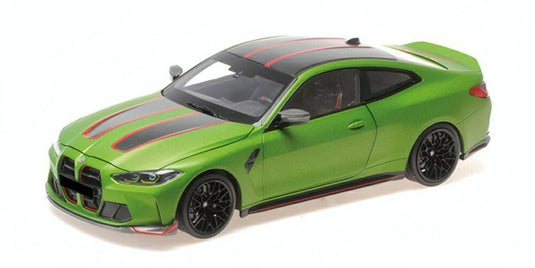 【予約】BMW 4シリーズ M4 CSL (G82) 2023 マットグリーン / MINICHAMPS 1/18 ミニカー