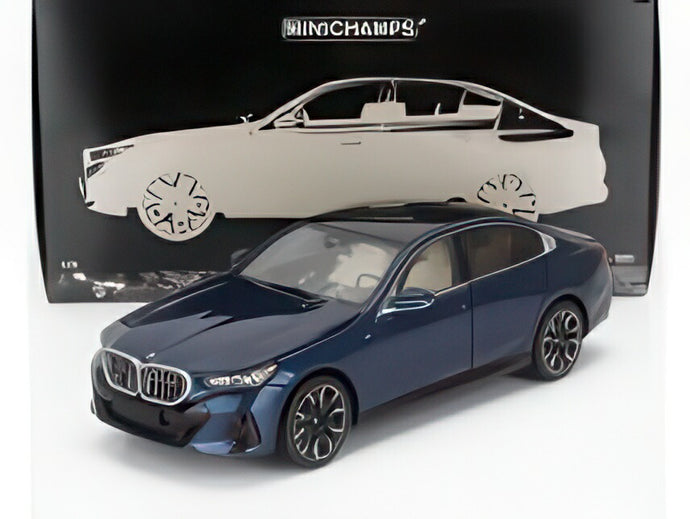 2023 BMW i5 ブルーメタリック/ MINICHAMPS  1/18 ミニカー