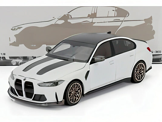 BMW M3 CS 2023 ホワイト/ MINICHAMPS 1/18 ミニカー