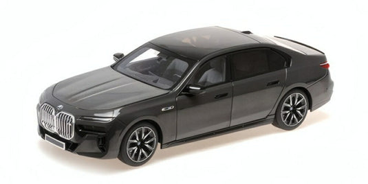 【予約】BMW 7シリーズ i7 M70 2024 グレーメタリック / MINICHAMPS 1/18 ミニカー