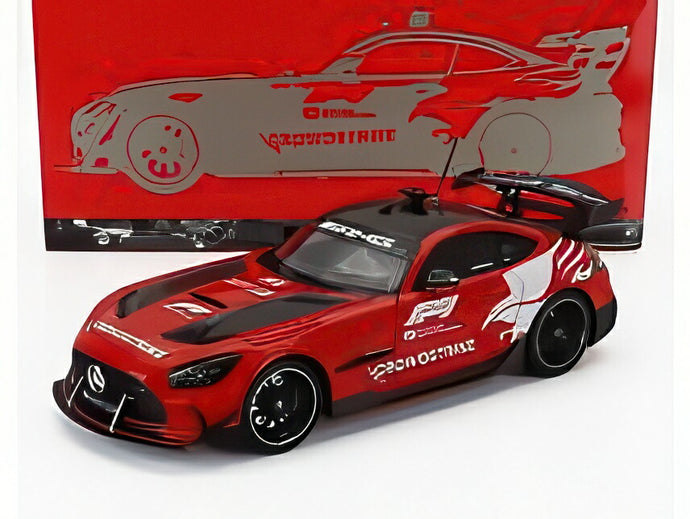 MERCEDES BENZ AMG GT ブラックシリーズ F1 セーフティカー Crowdstrike 2024シーズン ベルント・マイレンダー レッド/ホワイト/ブラック/ MINICHAMPS 1/18 ミニカー