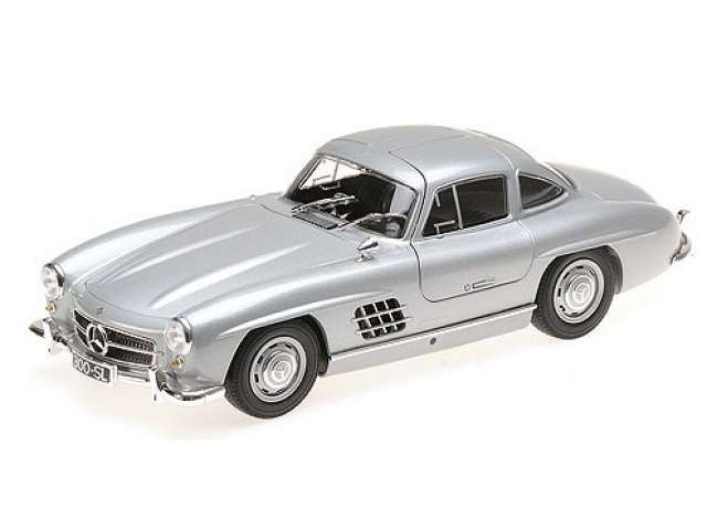 1955 Mercedes Benz 300SL (W198), silver/MINICHAMPS 1/18ミニカー