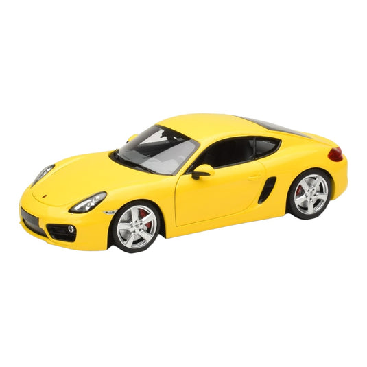 Porscheポルシェ Caymanケイマン 981 イエロー / MINICHAMPS 1/18 ミニカー