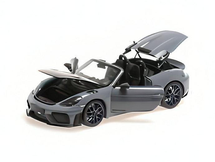 【予約】PORSCHE SPYDER RS WEISSACH パッケージ 2024 グレー/ MINICHAMPS 1/18 ミニカー