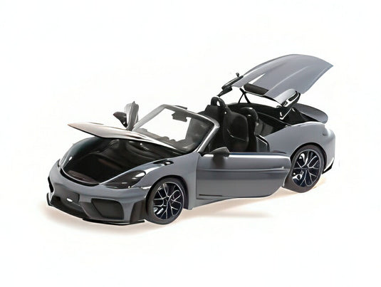 【予約】PORSCHE SPYDER RS WEISSACH パッケージ 2024 グレー/ MINICHAMPS 1/18 ミニカー