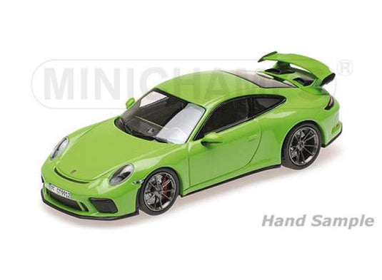 Porsche 911 (991) GT3 SHMEE 150 2018 ライトグリーン / Minichamps 1/18 ミニカー