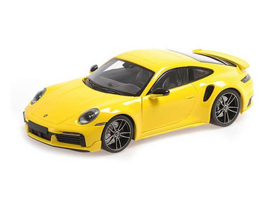 2021 Porsche 911 (992) ターボS クーペ スポーツデザイン イエロー/MINICHAMPS 1/18ミニカー