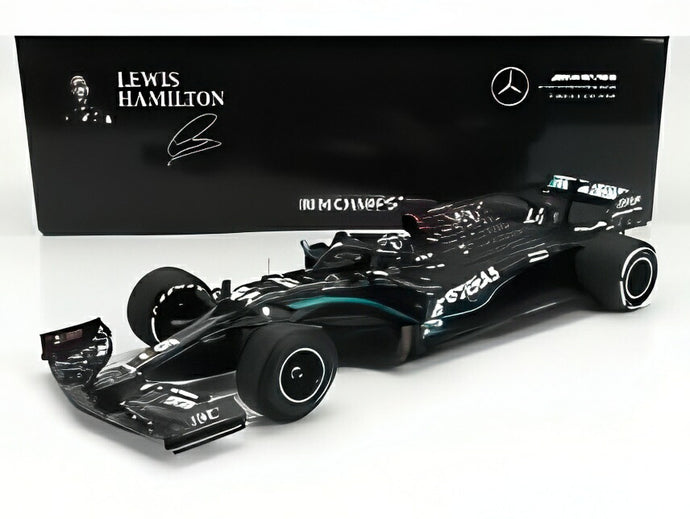 MERCEDES GP F1 W11 EQ PERFORMANCE TEAM AMG PETRONAS #44 ワールドチャンピオン イギリスGP 優勝 (パンク状態) 2020 ルイス・ハミルトン ブラック/グリーン/ MINICHAMPS 1/18 ミニカー