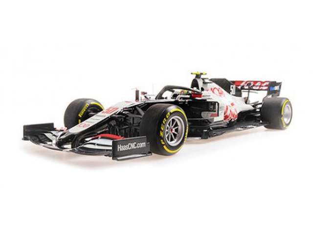 2020 Haas F1 Team VF-20 FP1 Abu Dhabi GP Mick Schumacher, black/white/MINICHAMPS 1/18ミニカー