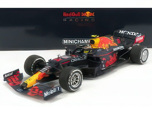 RED BULL F1 RB16B HONDA RA620H TEAM ASTON MARTIN N 11 MONACO GP 2021 SERGIO PEREZ MATT BLUE YELLOW RED/MINICHAMPS 1/18ミニカー