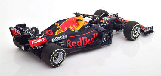 Red Bull RB16B フランスGP優勝 ワールドチャンピオン Verstappen 2021 限定804個/ MINICHAMPS 1/18 ミニカー