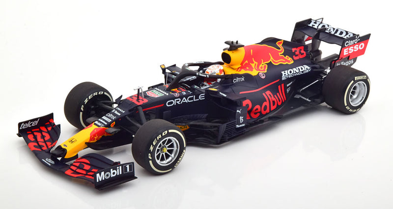 ギャラリービューアに画像をロードする, Red Bull RB16B フランスGP優勝 ワールドチャンピオン Verstappen 2021 限定804個/ MINICHAMPS 1/18 ミニカー
