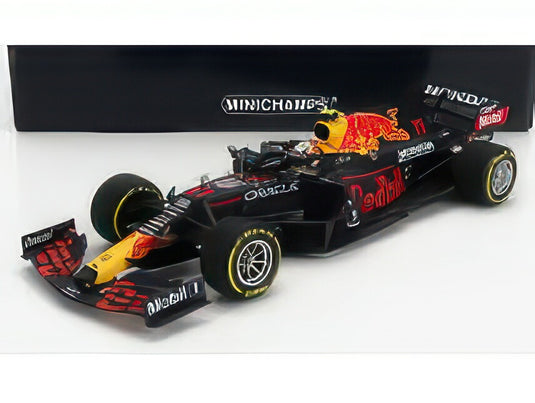 RED BULL F1 RB16B HONDA RA620H TEAM ASTON MARTIN N 11 3rd MEXICO GP 2021 SERGIO PEREZ MATT BLUE YELLOW RED/MINICHAMPS 1/18ミニカー