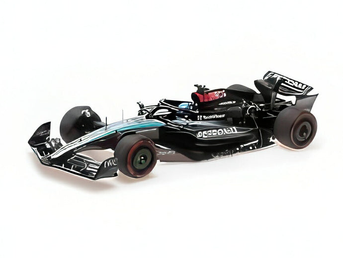 【予約】MERCEDES GP F1 W15 EQ PERFORMANCE TEAM AMG PETRONAS #63 イギリスGP 2024 ジョージラッセル ブラック/シルバー/グリーン/ MINICHAMPS 1/18 ミニカー