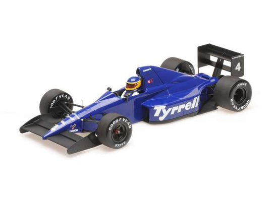 Tyrrell Ford 018 1989年 F1 メキシコGP 3位 #4 M.アルボレート/ MINICHAMPS 1/18 ミニカー