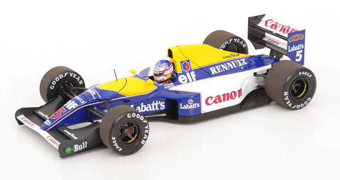 Williams Renault FW14B ワールドチャンピオン Mansell 1992 デカール付 ワールドチャンピオンコレクション/ MINICHAMPS 1/18 ミニカー