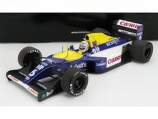 WILLIAMS F1 FW14B RENAULT N 6 SEASON 1992 RICCARDO PATRESE BLUE YELLOW WHITE/MINICHAMPS 1/18ミニカー