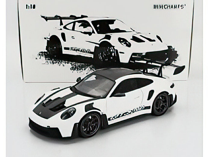 【予約】PORSCHE  911 992 GT3 RS COUPE WEISSACH PACKAGE 2022  BLACK RIMS  WHITE BLACK/MINICHAMPS 1/18ミニカー