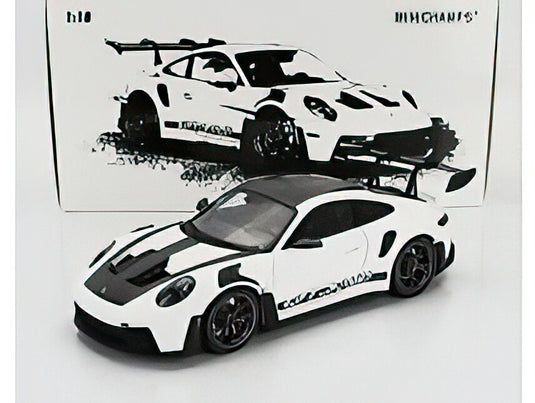 【予約】PORSCHE  911 992 GT3 RS COUPE WEISSACH PACKAGE 2022  BLACK RIMS  WHITE BLACK/MINICHAMPS 1/18ミニカー