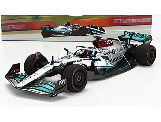 MERCEDES GP  F1 W13E TEAM MERCEDESAMG PETRONAS F1 N 63 3rd AUSTRALIAN GP 2022 GEORGE RUSSELL  SILVER GREEN/MINICHAMPS 1/18ミニカー
