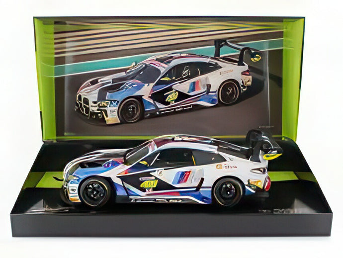 BMW 4シリーズ M4 GT3 TEAM WRT N 46 GULF 12h ABU DHABI 2023 バレンティーノ・ロッシ ニック・イェロイ ドリース・ファントール ホワイト ブラック ブルー/ MINICHAMPS 1/18 ミニカー