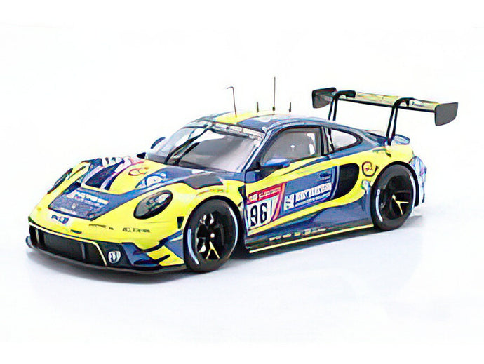 【予約】PORSCHE  911 992 GT3 R TEAM RUTRONIK RACING N 96 5th 24h NURBURGRING 2023 DENNIS OLSEN  MATTEO CAIROLI  JULIEN ANDLAUER  YELLOW BLUE/MINICHAMPS 1/18ミニカー