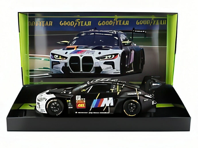 BMW M4 GT3 TEAM WRT #46 イモラ 2位 2024 ロッシ/マルタン/アルハーティ マットブラック/ホワイト/ MINICHAMPS 1/18 ミニカー