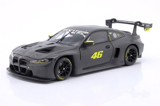 BMW M4 GT3 #46 テスト ミサノ 2024 ヴァレンティーノ・ロッシ カーボンブラック / MINICHAMPS 1/18 ミニカー
