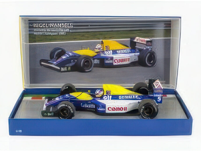 WILLIAMS F1 FW14B RENAULT N 5 ワールドチャンピオン シーズン 1992 ナイジェル・マンセル ブルー イエロー ホワイト/ MINICHAMPS 1/18 444台限定ミニカー