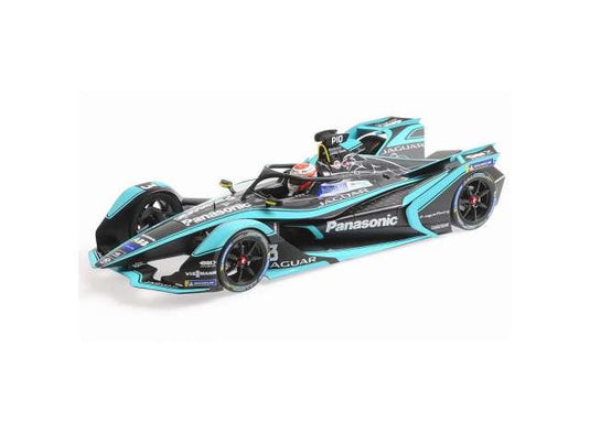 2018 Panasonic Jaguar Racing N. Piquet Formula E Season 5, black/blue/MINICHAMPS 1/18ミニカー