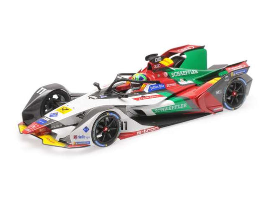 2018 Audi Sport ABT Schaeffler L. Di Grassi Formula E Season 5, white/red/gren/MINICHAMPS 1/18ミニカー