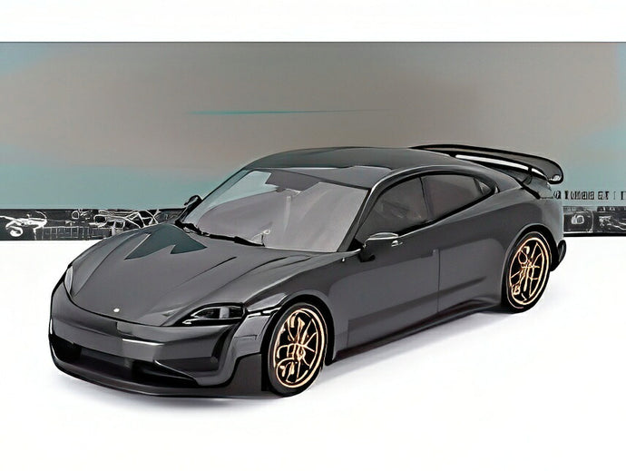 PORSCHE TAYCAN TURBO GT 2024 グレー/ MINICHAMPS 1/18 ミニカー