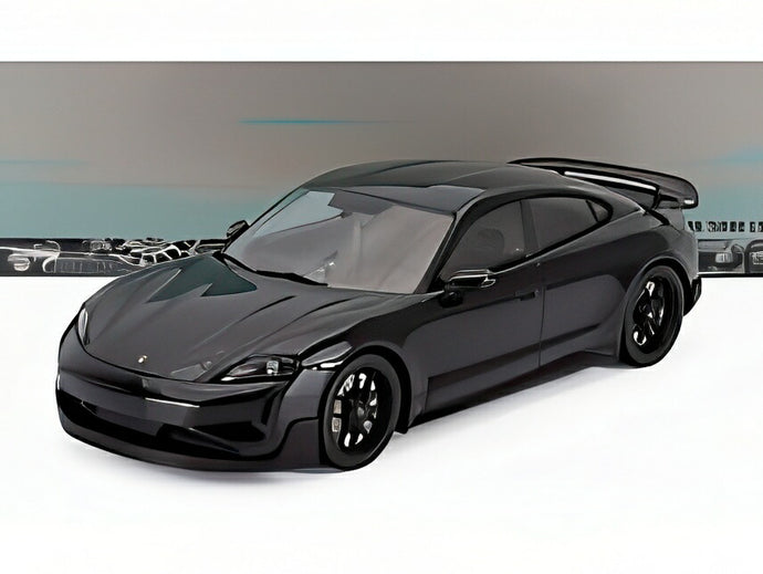 PORSCHE TAYCAN TURBO GT 2024 ブラック/ MINICHAMPS 1/18 ミニカー