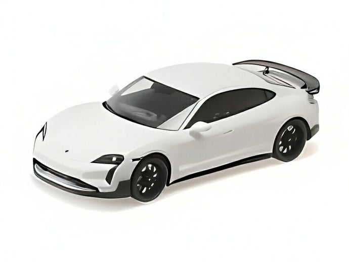 【予約】PORSCHE タイカン ターボ GT 2024 ホワイト/ MINICHAMPS 1/18 ミニカー