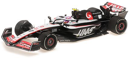 ギャラリービューアに画像をロードする, Haas VF-23 2023年 F1 GP #27 N.ヒュルケンベルグ/ MINICHAMPS 1/18 ミニカー
