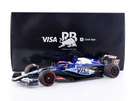 RACING BULLS VCARB 01 Final Race Singapore GP 2024 D. Ricciardo / MINICHAMPS 1/18 ミニカー