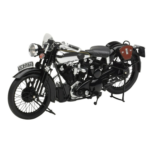Brough Superiorブラフシューペリア SS 100 T.E. Lawrence 1920年代 ブラック / MINICHAMPS 1/18 ミニカー