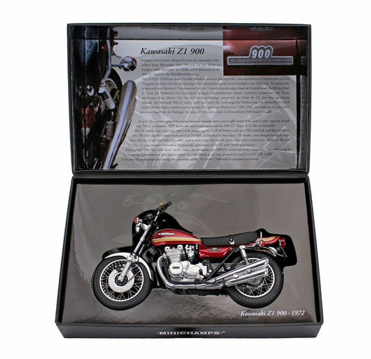 KAWASAKI 900 Z1 SUPER 4 1972 レッドブラウン/ MINICHAMPS 1/12 バイク模型ミニカー