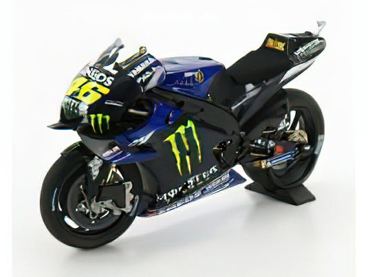 YAMAHA  YZRM1 TEAM MOVISTAR MONSTER ENERGY N 46 MOTOGP SEASON 2019 VALENTINO ROSSI  BLUE BLACK/ミニチャンプス 1/12ミニカー