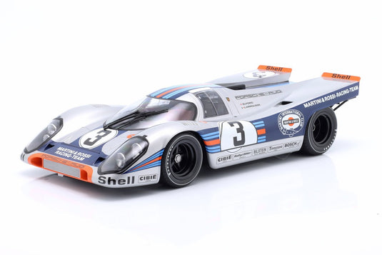 Porscheポルシェ 917K 1971 #3 12時間セブリング優勝車 シルバー / MINICHAMPS 1/12 ミニカー