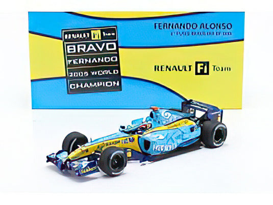 【予約】12月以降発売予定RENAULT F1 R25 TEAM MILD SEVEN RENAULT N 1 WORLD CHAMPION 3rd SAO PAULO BRAZILIAN GP 2005 FERNANDO ALONSO LIGHT BLUE YELLOW/MINICHAMPS 1/18ミニカー 444台限定