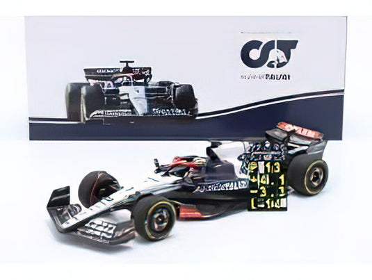 ALPHA TAURI F1 AT04 ALPHA TAURI No3 ハンガリーGP ピットボード付 2023 Dリカルド ブルーホワイト/ MINICHAMPS 1/18 111台限定ミニカー