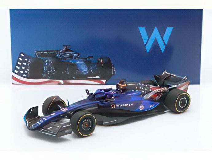 【予約】WILLIAMS F1 FW45 TEAM WILLIAMS RACING GULF N 23 AUSTIN USA GP 2023 アレクサンダー・アルボン ブルー ブラック/ MINICHAMPS 1/18 ミニカー